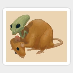 Rat Alien Sticker